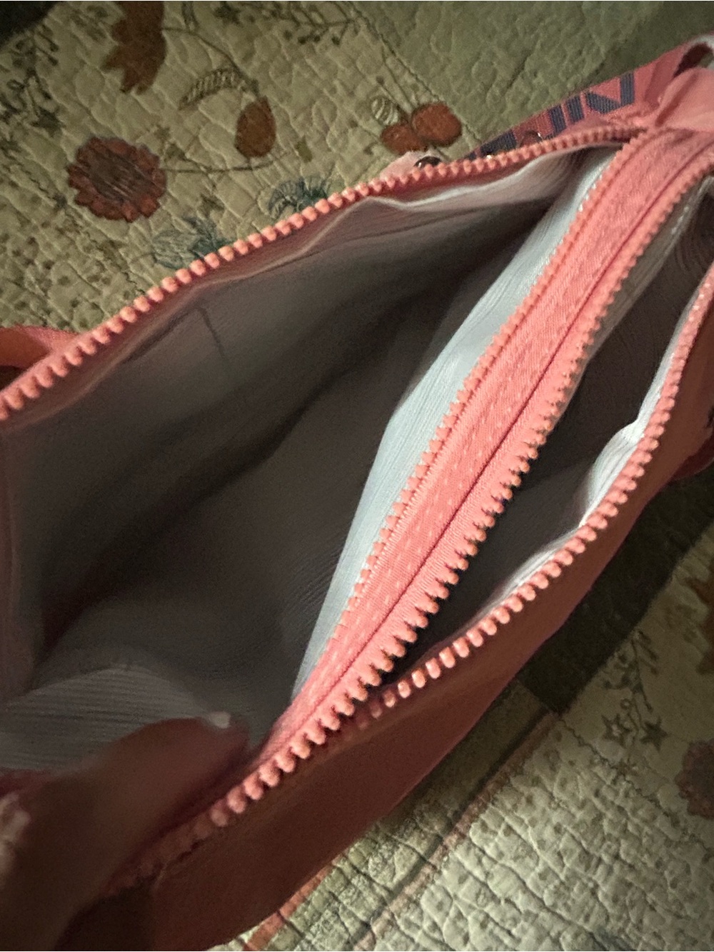 Kipling Rose Pink Nylon Crossbody Bag with Front Zip Pockets - Picture 9 of 13